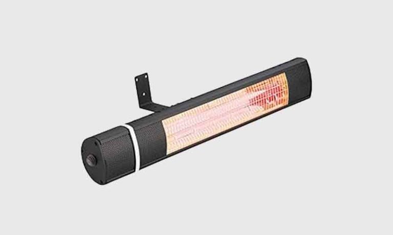 תנור אינפרא אדום עמיד למים Space 2000W שחור