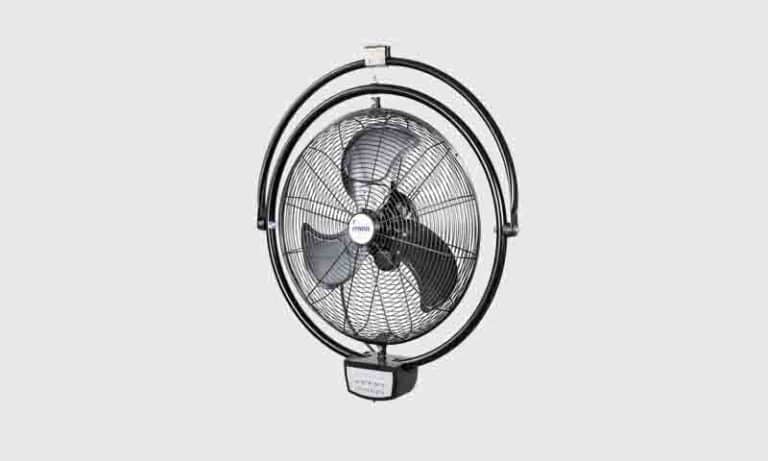 מאוורר קיר 20” מסתובב עם שלט דגם AIR MASTER SFW1A-500BOW-RC