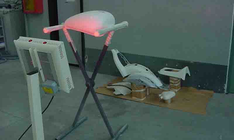 תנור חימום אינפרא אדום תעשייתי נייד 3000W HELIOS ROBOT STARPROGETTI