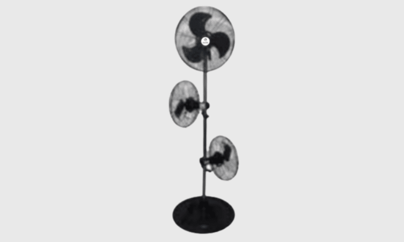 מאוורר תעשייתי משולש 20 אינץ SmartAir Hurricane TriFan עם שלושה ראשים לחללים גדולים