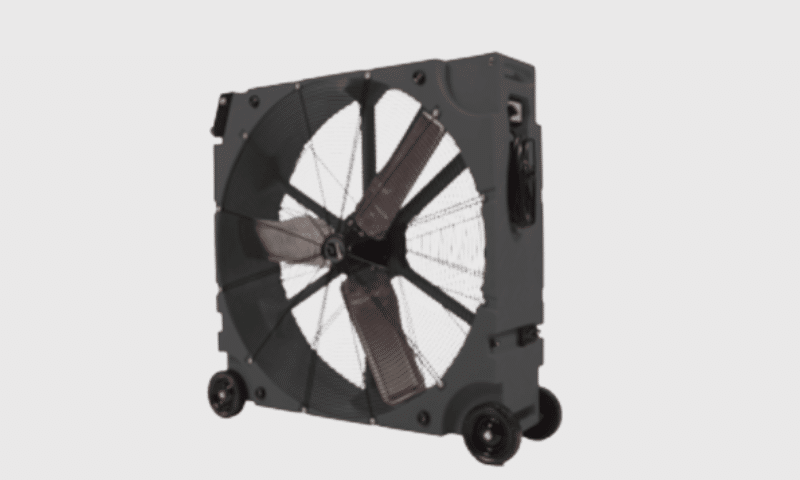 מאוורר תופי פלסטי 42 אינץ SmartAir TurboDrum נייד על גלגלים למחסנים והאנגרים