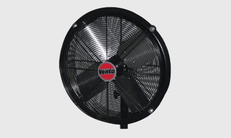 מאווררי גן 24″ דגם עמוד מוגן התזה